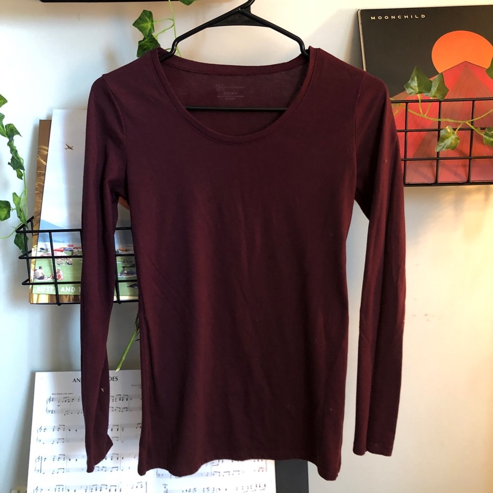 Maroon Longsleeve Tshirt